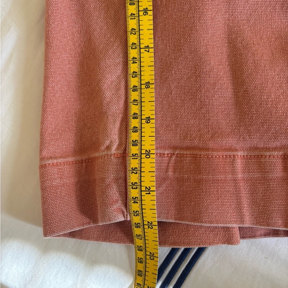 Madewell Slim Emmett Wide-Leg Crop Canvas Jeans Burnt Orange 33P - Picture 10 of 11
